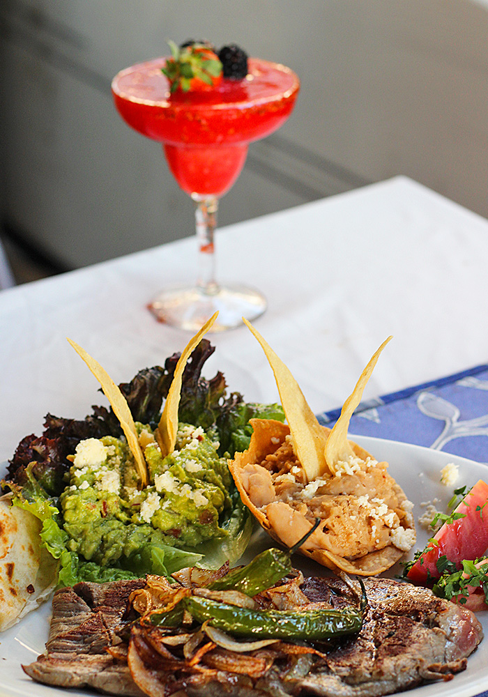 Carne asada en punta de mita